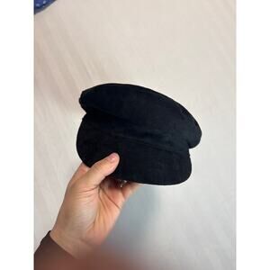 Lack of Color black newsboy / baker boy cap, one size